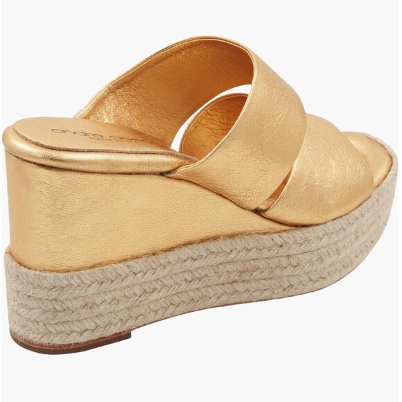 André Assous Pilar Platform Wedge Sandal from Genuine Leather - Picture 3 of 9